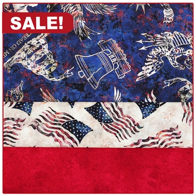 Patriotic & Proud 3-Yard Quilt Kit