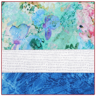 Watercolor Delight 3-Yard Quilt Kit