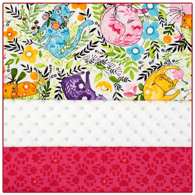 Paw Party 3 -Yard Quilt Kit