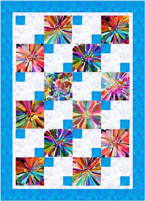 Vibrant Life Panel Quilt Kit