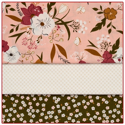 Blushing Blooms - 3-Yard Quilt Kit