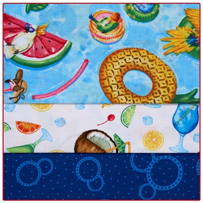 Tropical Happy Hour  3-Yard Quilt Kit