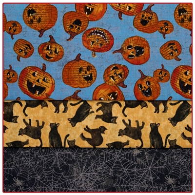 Cats & Pumpkins 3-Yard Quilt Kit