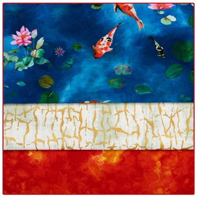 Koi Pond 3-Yard Quilt Kit