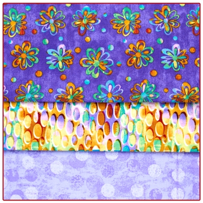 Purple Pop 3-Yard Quilt Kit