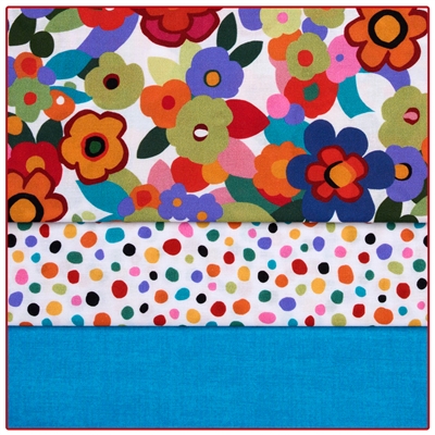 Fun Florals 3-Yard Quilt Kit