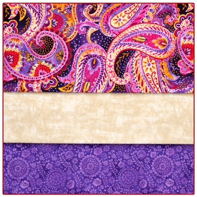 Paisley Delight 3-Yard Quilt Kit