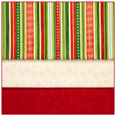 Christmas Stripe 3-Yard Quilt Kit