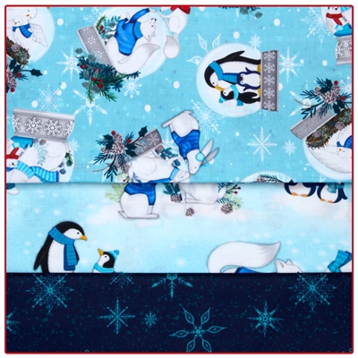 Snow Party 3-Yard Quilt Kit