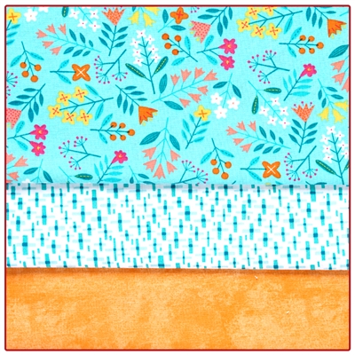 Blooming Color - 3-Yard Quilt Kit