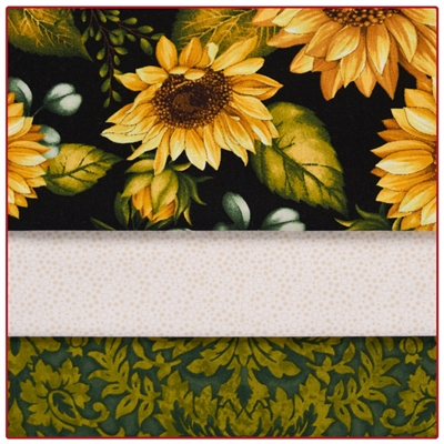 Sunflower Fields 3-Yard Quilt Kit