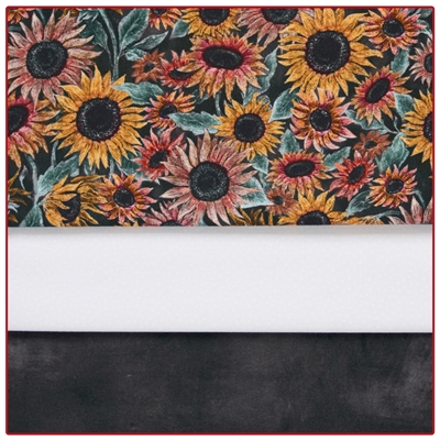 Chalkboard Sunflowers 3-Yard Quilt Kit