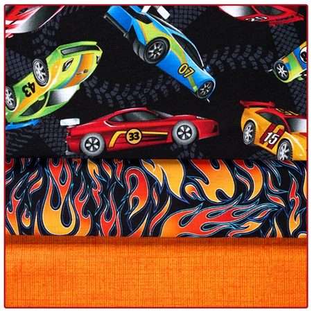 Hot Wheels 3-Yard Quilt Kit