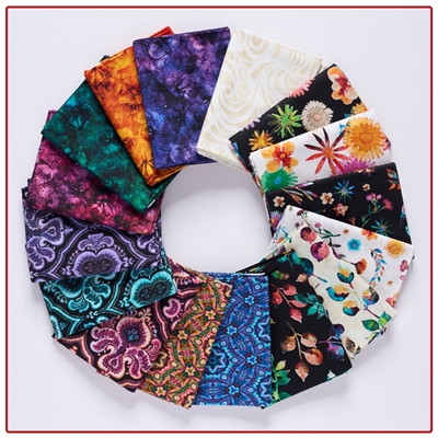 Potpourri - Fat Quarter Quilt Kit