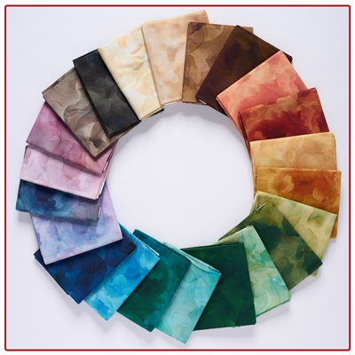 Watercolor Jewels - Fat Quarter Quilt Kit