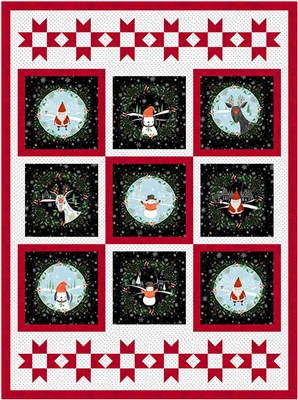 Winter Joy Panel Quilt Kit