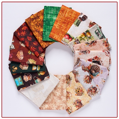 Autumn Spice - Fat Quarter Quilt Kit