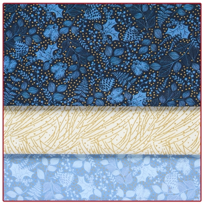 Blue Christmas - 3-Yard Quilt Kit