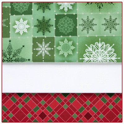 Christmas Patchwork - 3-Yard Quilt Kit