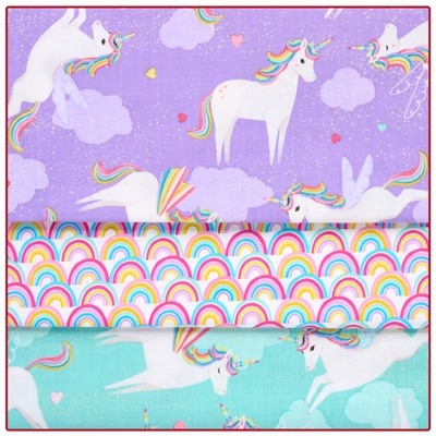 Unicorn Adventure - 3 Yard Quilt Kit