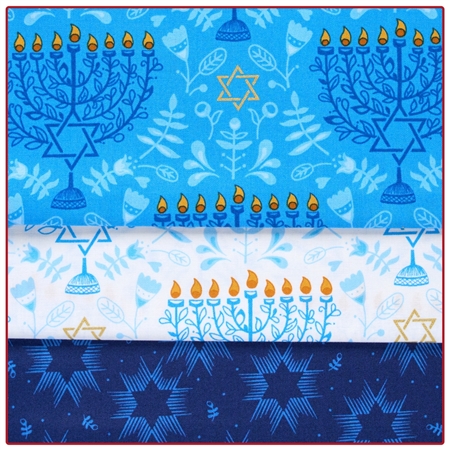 Menorah Glow   3-Yard Quilt Kit