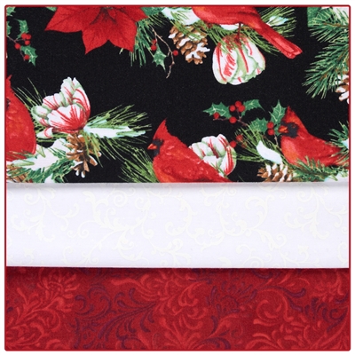 Cardinal Cheer 3-Yard Quilt Kit