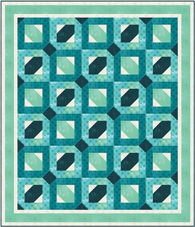 Totally Teal 5-Yard Quilt Kit