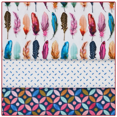 Fun Feathers 3-Yard Quilt Kit