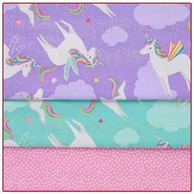 Unicorn Dreams  3-Yard Quilt Kit