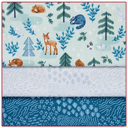 Twilight Critters 3-Yard Quilt Kit