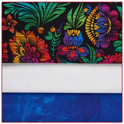 Vivid Blooms - 3 Yard Quilt Kit