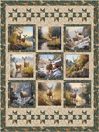 Stag Creek - 3 Yard Quilt Kit