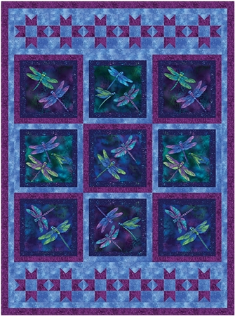 On Dragonfly Wings - 3 Yard Quilt Kit