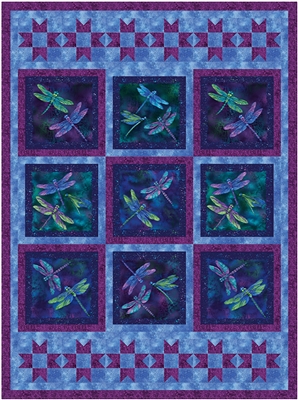 On Dragonfly Wings - 3 Yard Quilt Kit